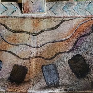 Allen Edwards hand painted bag